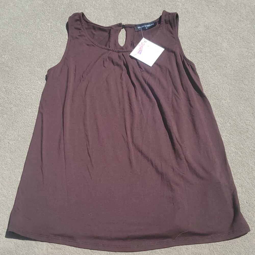 Dordor keyhole tank brown small